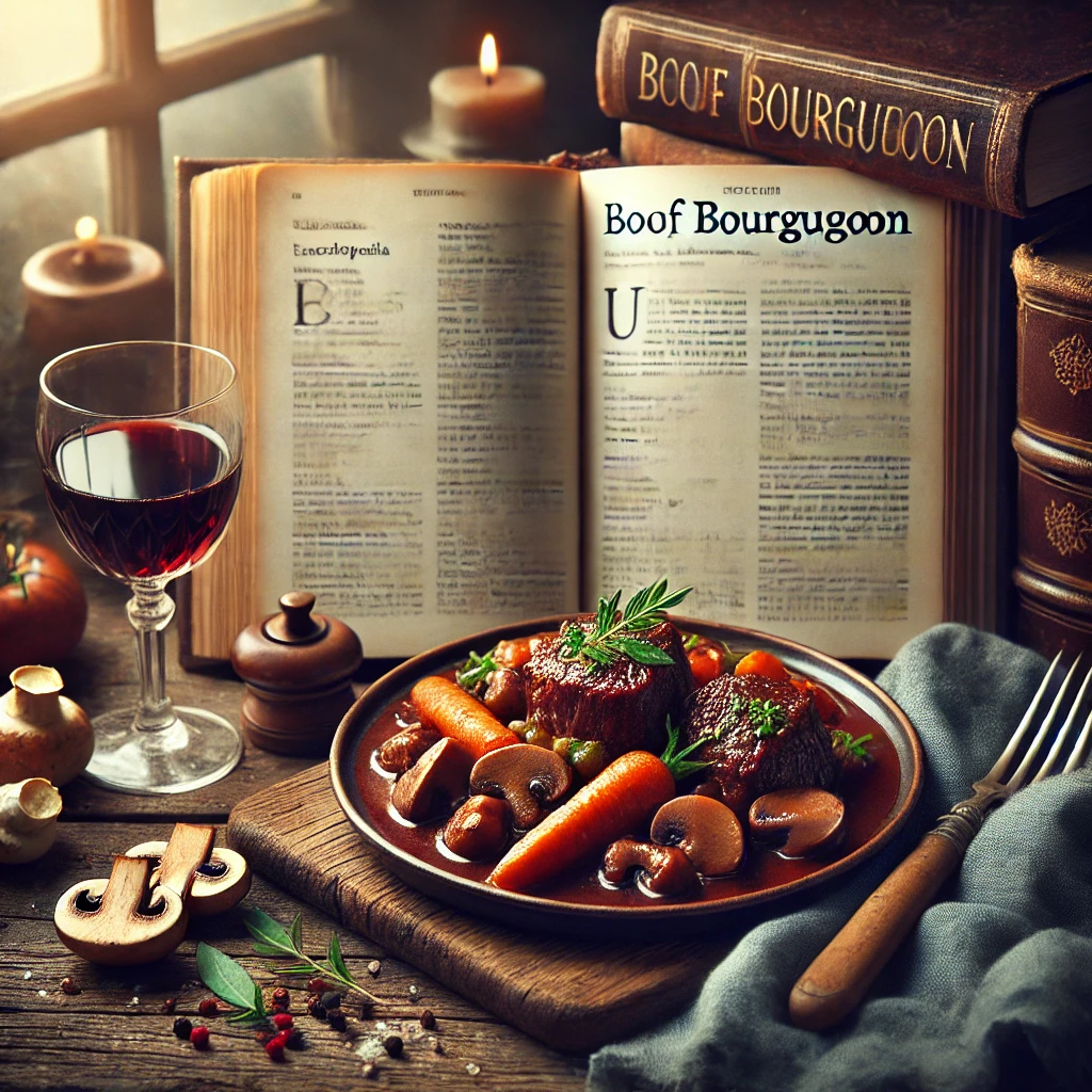 Chief Inspector Jacques Clouseau's livret er Boeuf Bourguignon, eller som han selv kaldte den, Boof Bourgugoon...  