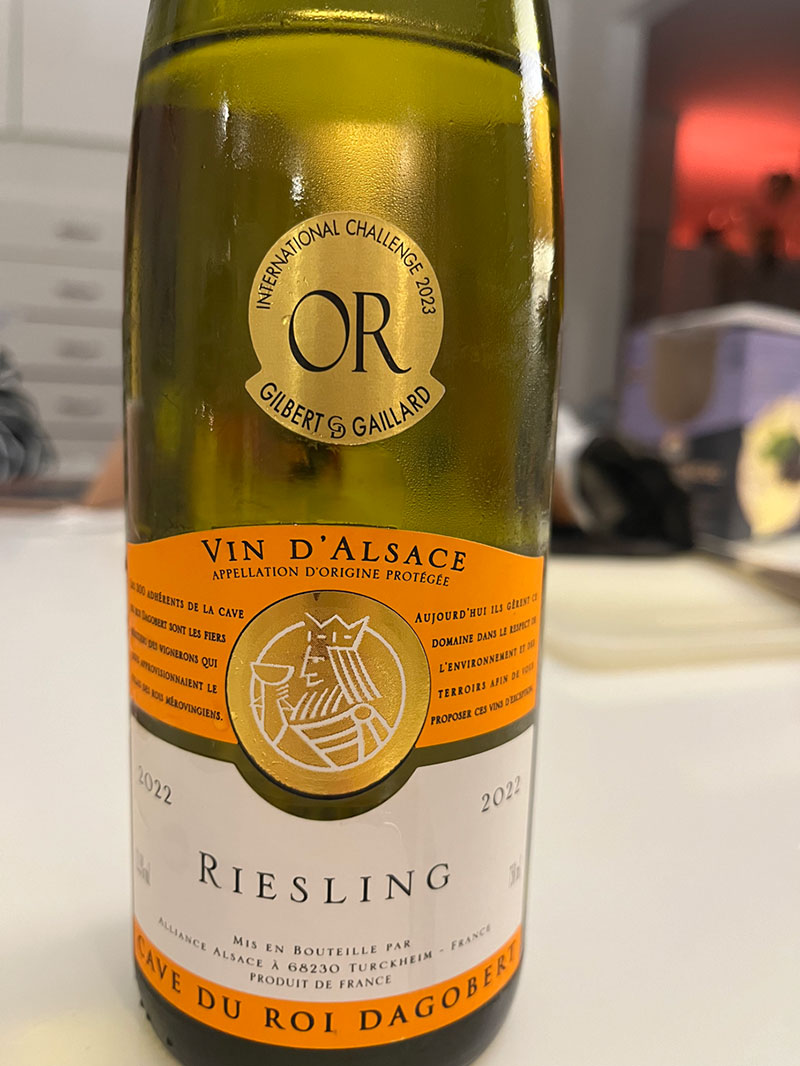 Riesling Cave du Roi Dagobert