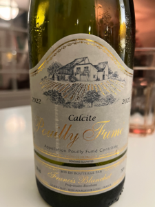 Anmeldelse af Pouilly Fume Calcite, Francis Blanchet